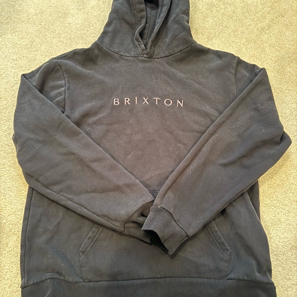 Brixton Charcoal Hoodie